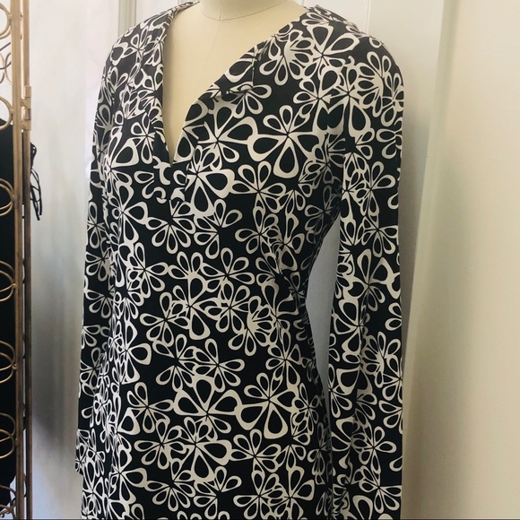 Diane Von Furstenberg Reina Dress 100% Silk Jersey Iconic Summer Dress - Picture 10 of 12